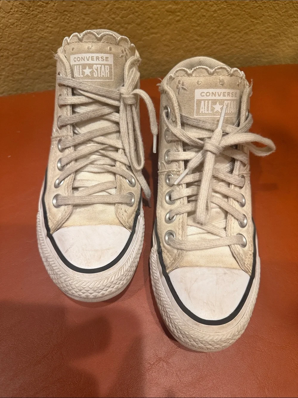 Converse Kids' Cream High-Top Sneakers